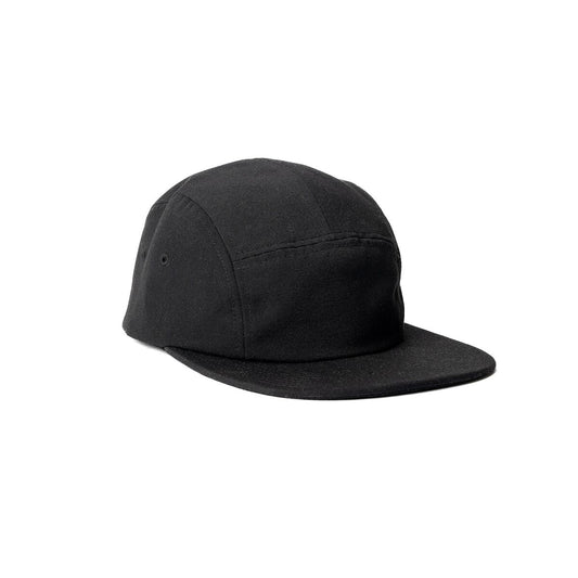 recycled-poly-flat-brim-5-panel-hat-h3 Web_PDP-FlatBrim5PanelHat_Studio_Front_Black.jpg