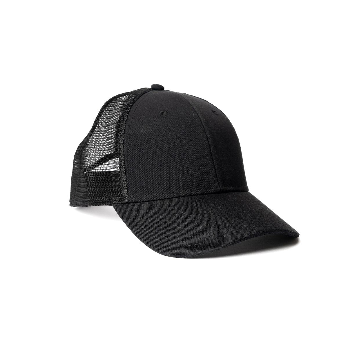 recycled-poly-low-profile-trucker-hat-c4 Web_PDP-LowProfileTruckerHat_Studio_Front_Black.jpg